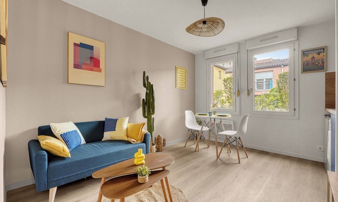 Toulouse East Apartment | 5 minutes from Matabiau station! La dune - Hyper center - Quiet and cozy