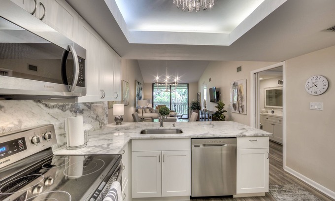 Bonita Bay Condo | 5 Star Beach Getaway! 3rd floor condo! Must see