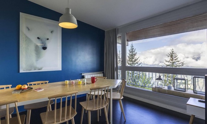 Arc-1800 Apartment | 50m from resort center, 8th floor, balcony, tv, ski locker, 54m², Les Arcs