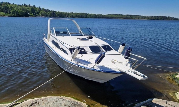 Appelviken Boat Rental | 6 coops American big boat near the subway