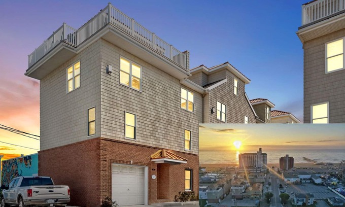 Northeast Virginia Beach House | 7 beds! One block from new SURF Wave Pool and beach! Bikes included!