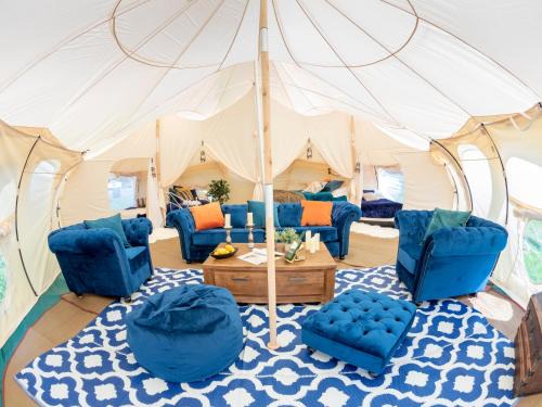 Bromsash House | 8-Bed Lotus Belle Mahal Tent in The Wye Valley