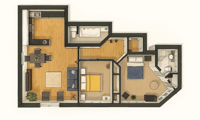 Marylebone Apartment | A/C*Lift*EarlyDrop*FlexPolicy*King*Full Kitchen