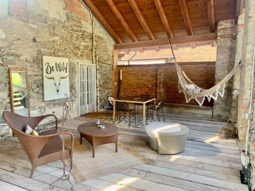 Barza Apartment | A casa di Sophi Lago Maggiore Private outdoor Sauna