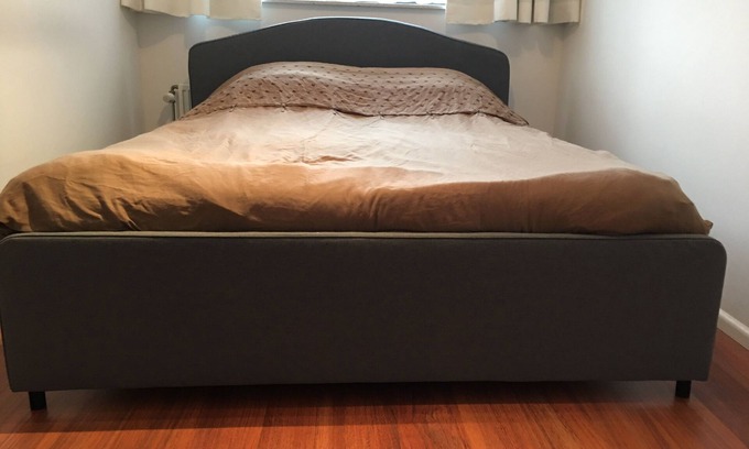 Delft House | A Cozy Bedroom Space with Two-person Bed in a Charming Home in Delft