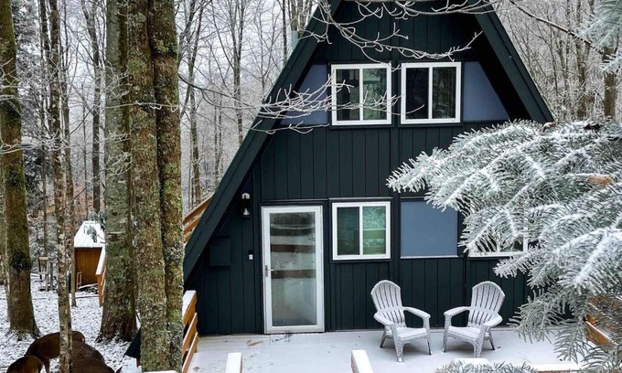 Charter Hills Ski Chalet | A Frame Beech Mountain Cabin 5 minutes from ski resort.