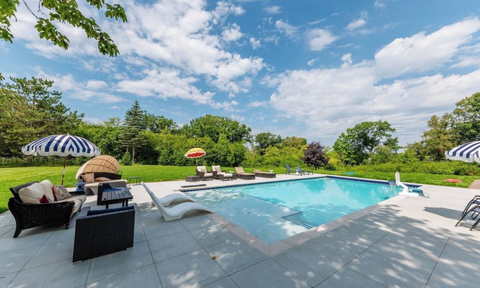 Mequon House | A Rustic Retreat w Heated Pool