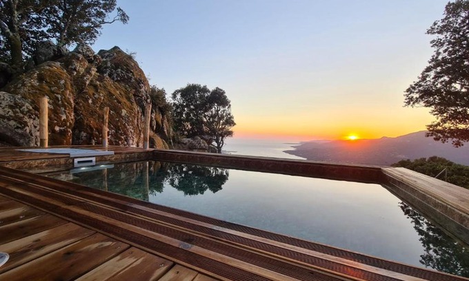 Viggianello Villa | A VIGNA - CASEDDU A PUNTA vue mer et piscine