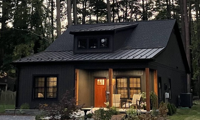 Stevensville Cottage | Accessible, Screened-in porch, Sauna, Fire Pit, Dog Friendly