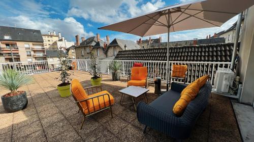 Brive-la-Gaillarde Apartment | Accueillant T2 rénové clim centre ville terrasse