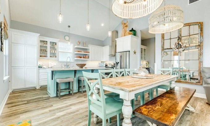 Surfside Beach House | Across from Jetty Park and Best Ship Watching!