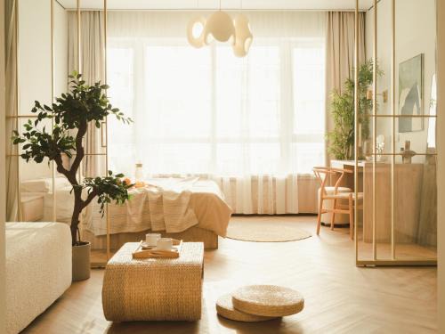 Almaty Apartment | ADT apartments - Japandi in Meridian