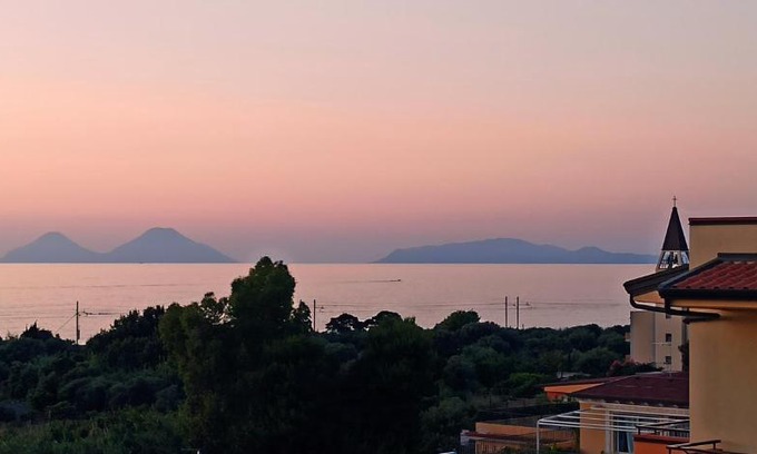 Piraino Apartment | Aeolian view