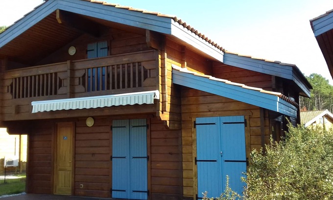 Bias House | Air-conditioned chalet 4/6 5km beach Mimizan in the Landes forest