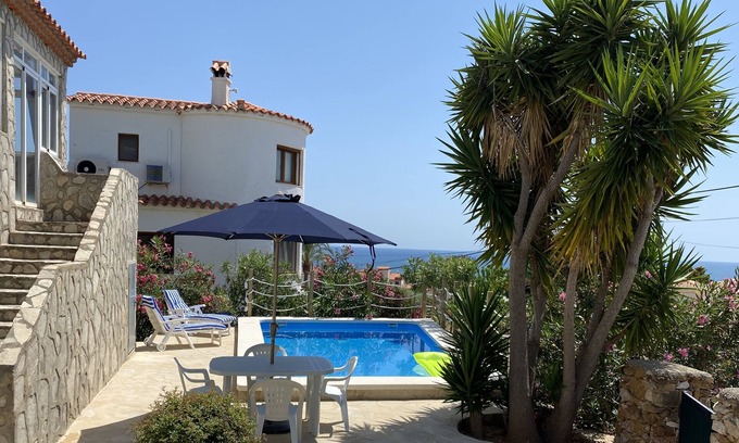 Alcossebre Villa | Air conditioned villa with sea view, WiFi, and private pool