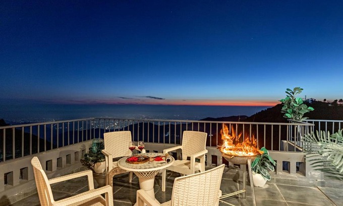 Mussoorie Villa | Alaya Stays Evara - 2 BHK Hilltop Hideaway With Balcony, Fireplace & Scenic Views