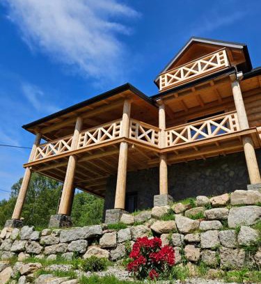Przesieka Villa | AleBale Przesieka luksusowy dom z bali z widokiem na Karkonosze