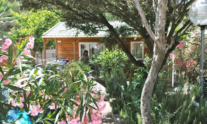 Algajola Ski Chalet | Algajola - New wooden air-conditioned chalet for 4/5, 1 km away from the beach