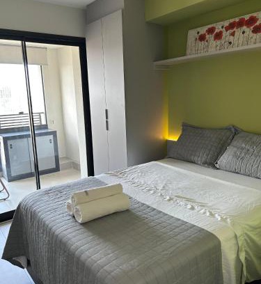 Vila Pompeia Apartment | Alianz Parque a Pé - Studio Vista Iinda da Cidade