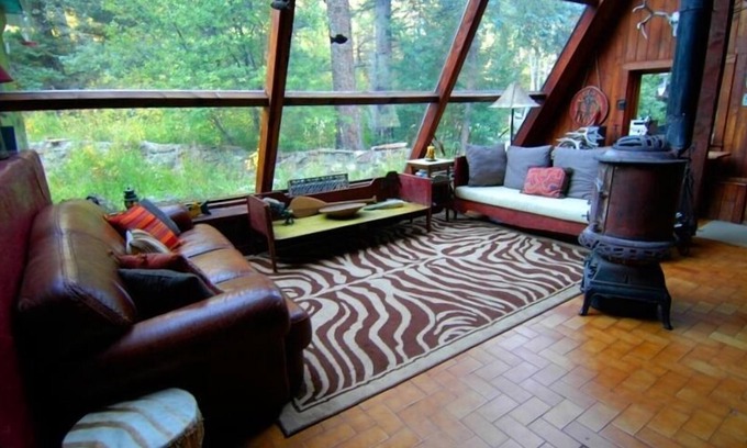 Taos House | An Enchanting Taos Hideaway in the Carson National Forest