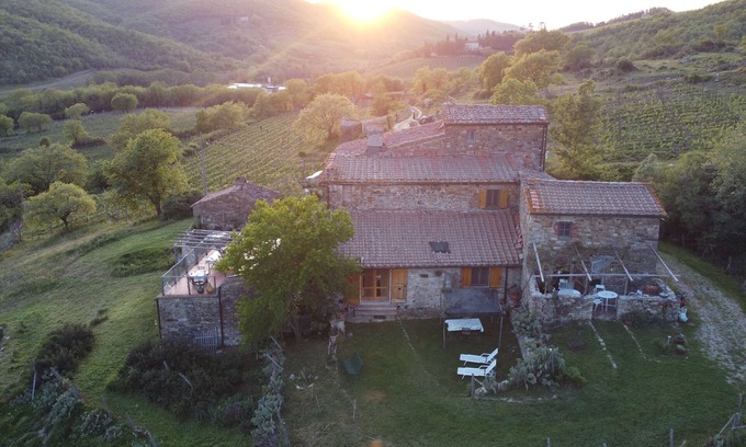 Radda in Chianti Other | Ancient house in Chianti Hills with private lake and garden