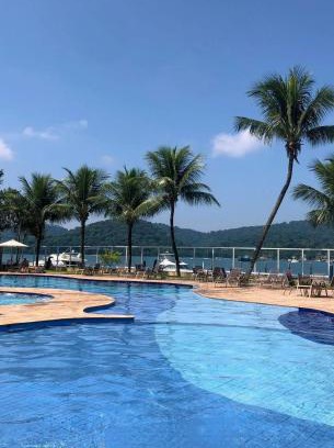 Itacuruca Apartment | Apart 329 Porto Marina Mont Blanc Refúgio aconchegante com vista privilegiada para a serra, dentro do Hotel