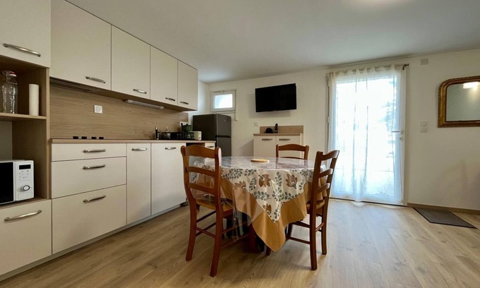 Chateaux de la Loire Apartment | Apart, closed parking, terace, near walking wood, accessible for disabled people