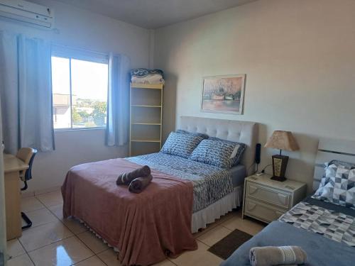 Santo Angelo Apartment | Apart próximo a Unimed, Catedral e HSA de 2 quartos com 2 AR, mini-Academia e garagem no Centro-sul