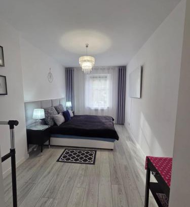 Mieroszow Apartment | Apartament z kominkiem RetroGlam