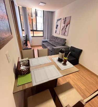 Centro Apartment | Apartamento 1 quarto, com garagem no centro próximo Hospital de Caridade