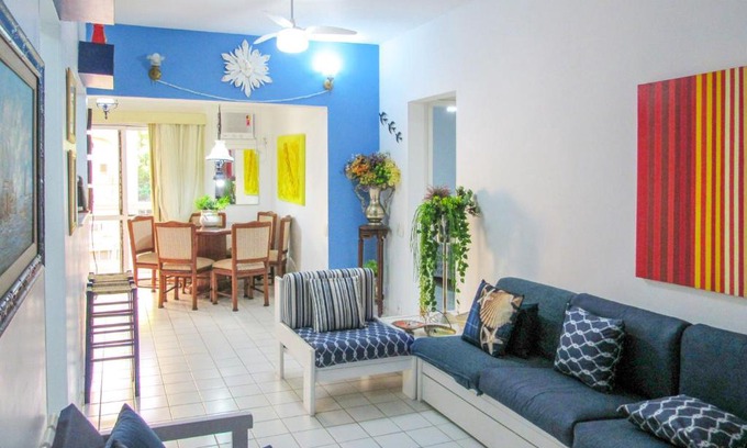 Morro do Maluf Apartment | Apartamento a 70 metros da Praia de Pitangueiras SP