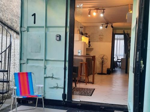 Canoas Apartment | Apartamento Container com pátio, vaga para carro e Split