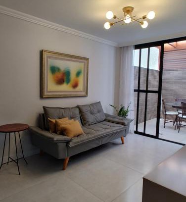 Praia do Morro Apartment | Apartamento de 3 qts com garagem a 50 metros orla da Praia do Morro