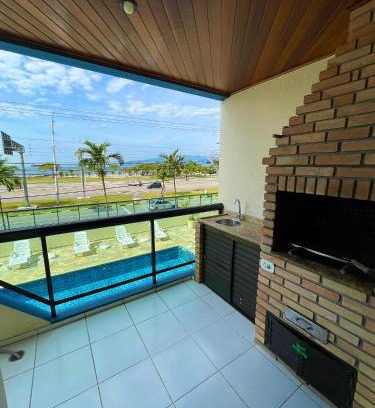 Jardim Aruan Apartment | Apartamento de frente para a praia com piscina