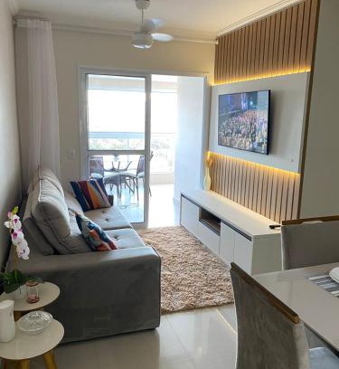 Vila Clais Apartment | Apartamento em Bertioga com varanda gourmet