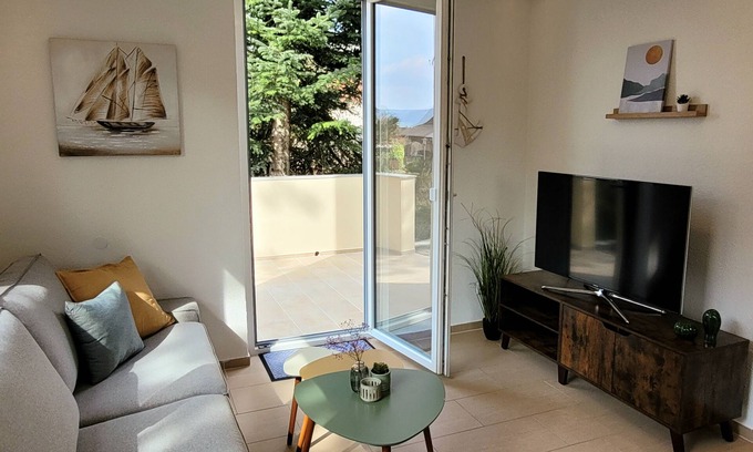 Ohningen Apartment | Apartment "Ankerplatz" with 2 bedrooms and terrace