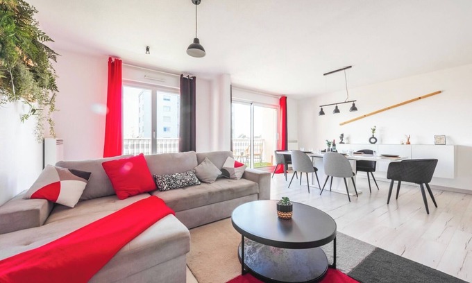 Lingolsheim Apartment | Apartment for up to 7 people 3 BEDROOMS