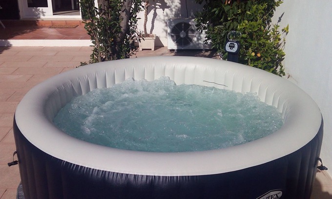 Cales Piques Apartment | Apartment in Menorca, calan blanes, with jacuzzi and barbecue on private terrace