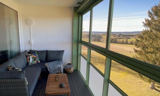 Loffingen Apartment | Apartment mit Grüner Aussicht im Schwarzwald