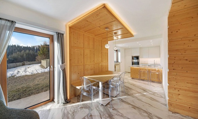 Vigo di Fassa Apartment | Apartment "Roda A Parte" with Mountain View, Wi-Fi & Garden