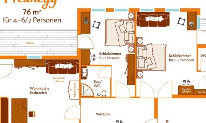 Pichl-Preunegg Other | Apartment type B Preunegg - Kurzbucher - Heisshof