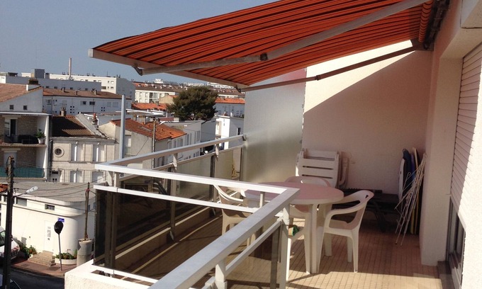 Royan Apartment | Apartment with balcony and terrace near the center and the beach