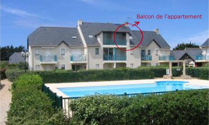 Batz-sur-Mer Apartment | Apartment With View Of Swimming Pool
