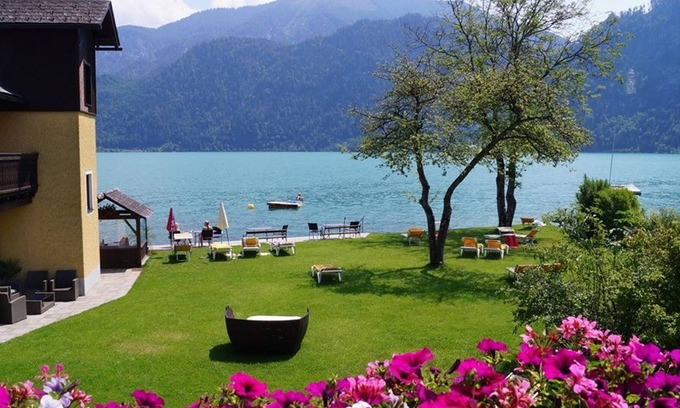 Unterach am Attersee Apartment | Apartments Seehaus Schernthaner Direkt am Wasser - Seestudio