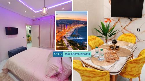 Tangier Apartment | Aphrodite Elegant Apartment with Wifi, AC, & Netflix