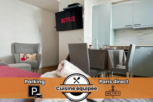 Sorano Apartment | Appartement entier calme - Parking FREE - Proche Paris et château - WIFI HD