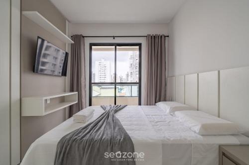 Castelo Branco Apartment | Apto c/varanda e churrasq a 650m da Praia RGO0502