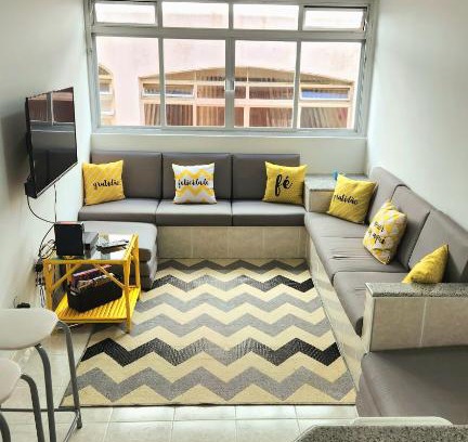 Vila Julia Apartment | Apto Guarujá 1 Dorm com Garagem Coberta 280m da Praia