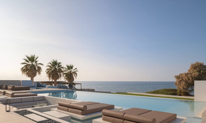 Skaleta Villa | Asea Villa, Spectacular right-on-the-beach Retreat