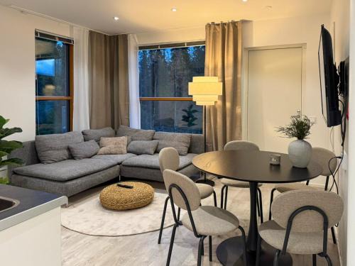 Rukatunturi Apartment | Aurora Apartment Ruka, with 2 bedrooms, sauna and terrace